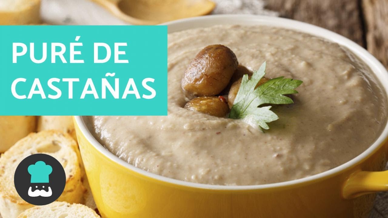 puré de castañas y patatas