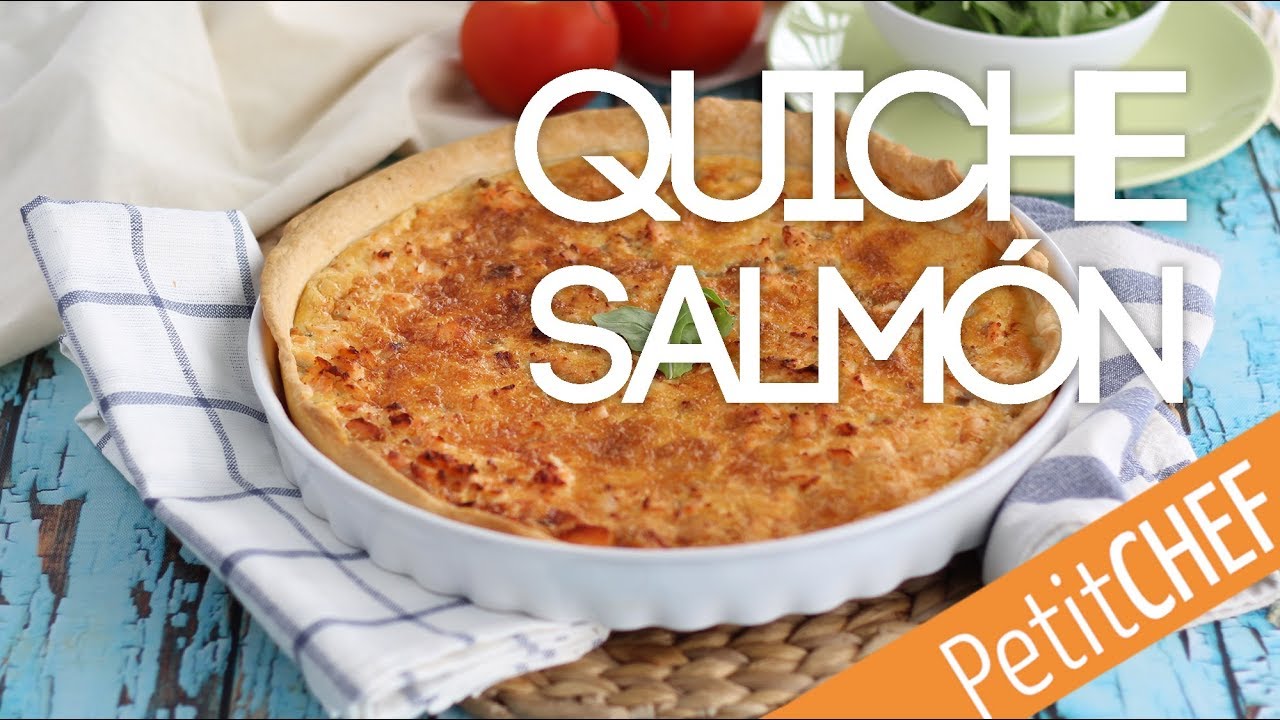 quiche de salmón ahumado y queso philadelphia
