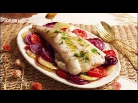 rape al horno con verduras