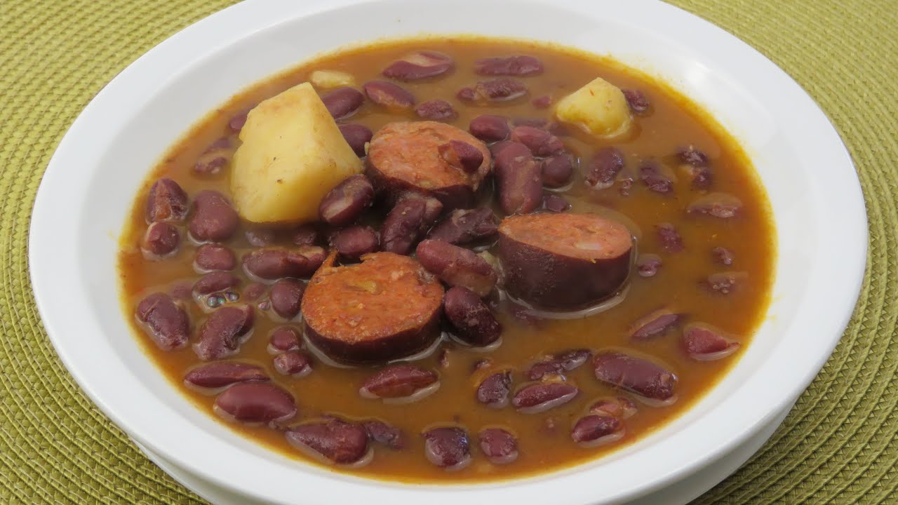 receta alubias rojas con chorizo