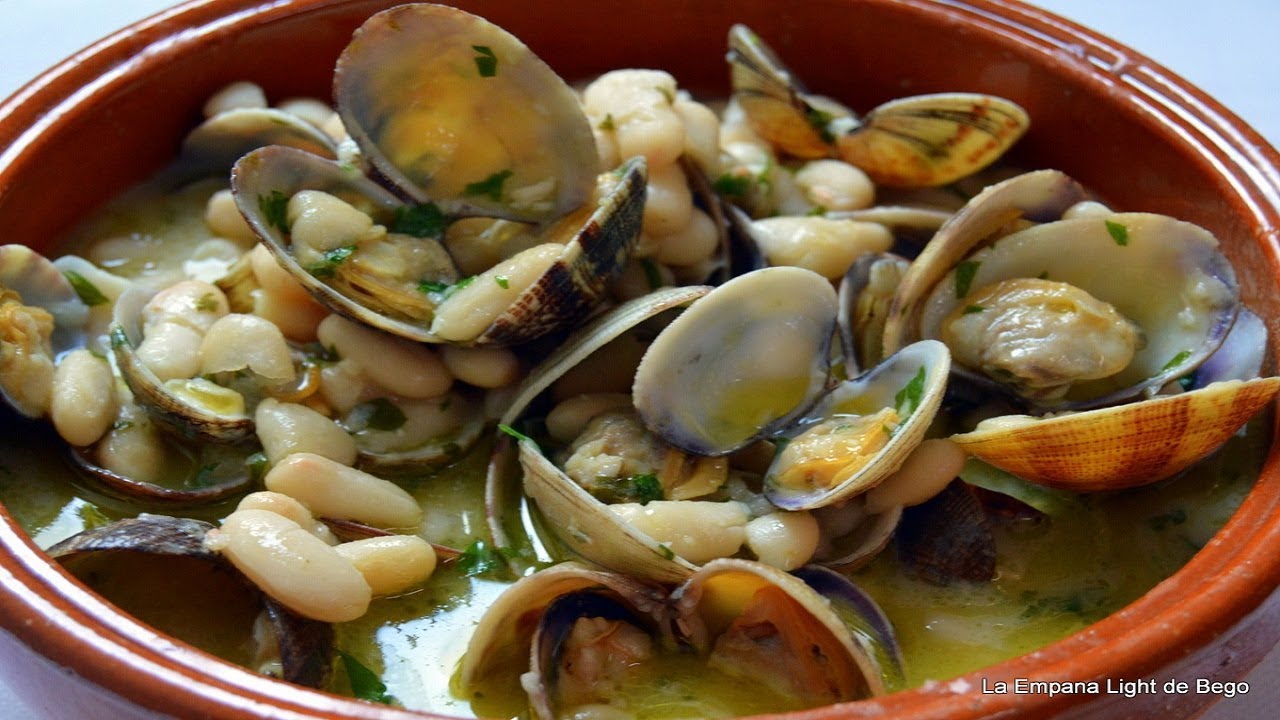 receta fabes con almejas de bote