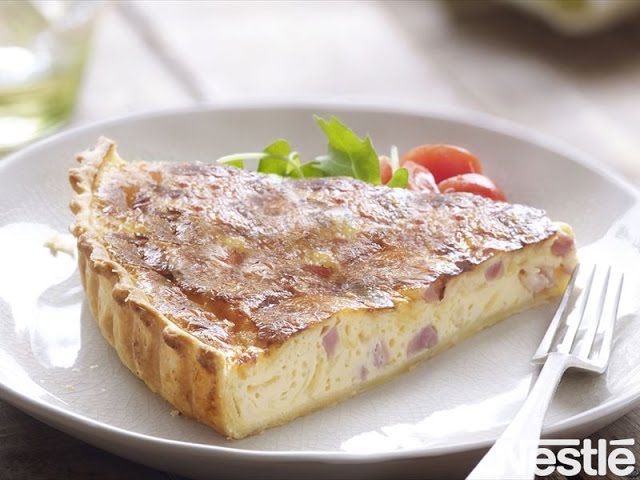 receta quiche bacon y queso