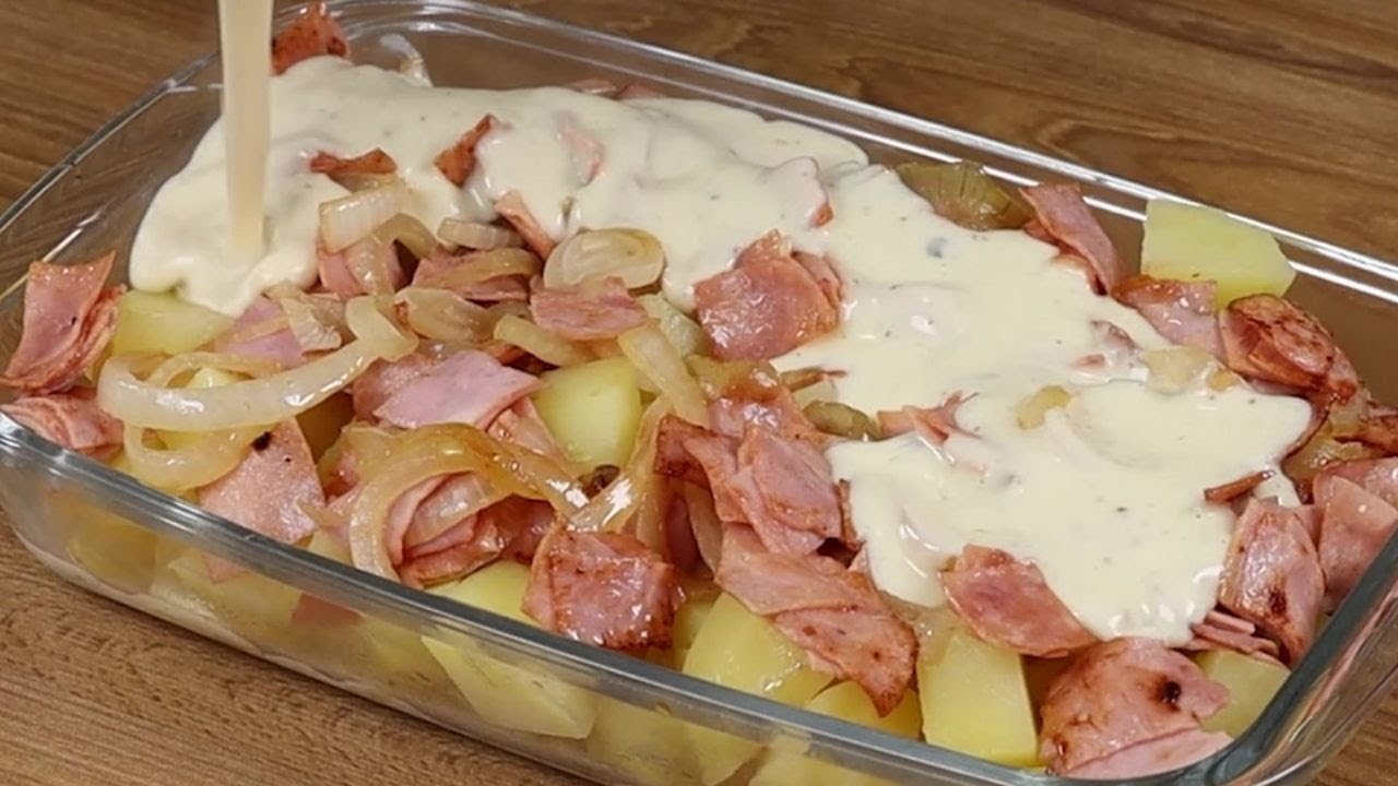 recetas con jamón york y patatas