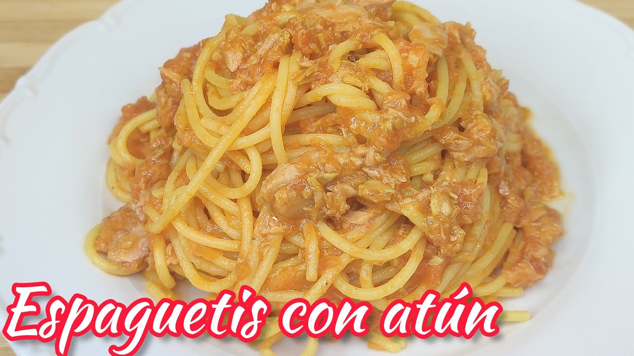 recetas de espaguetis con atún
