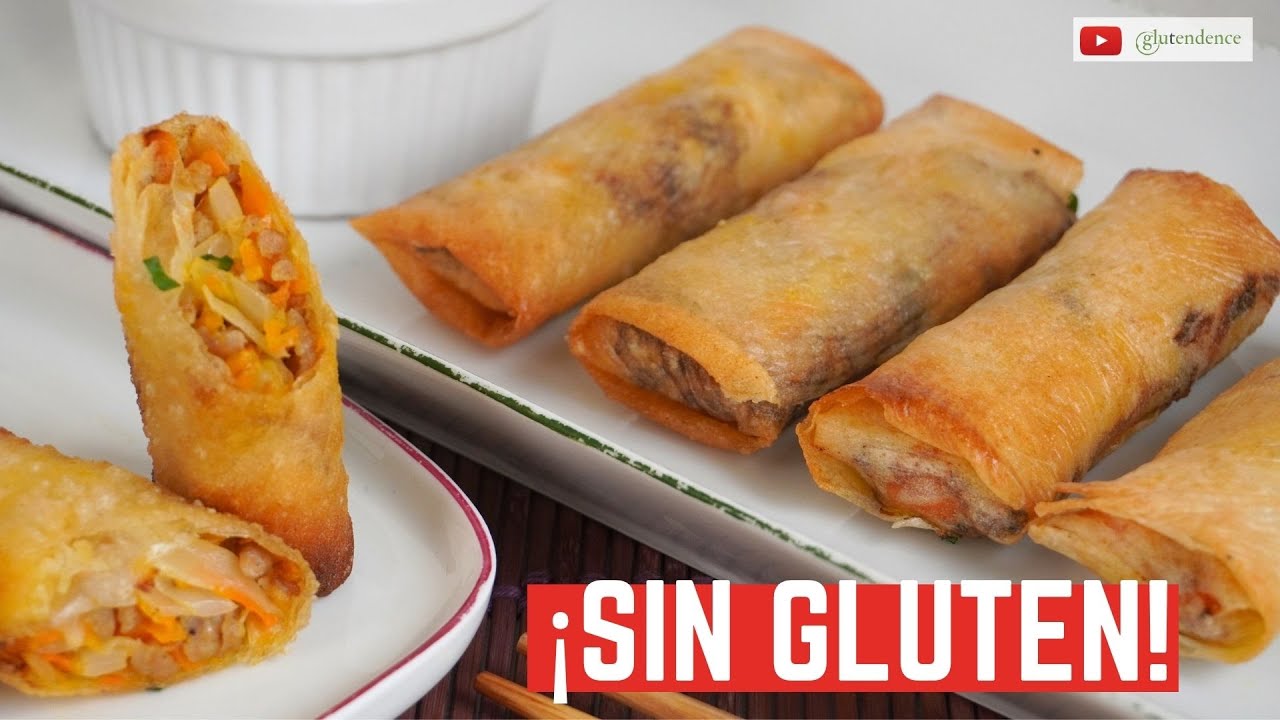 rollitos de primavera sin gluten