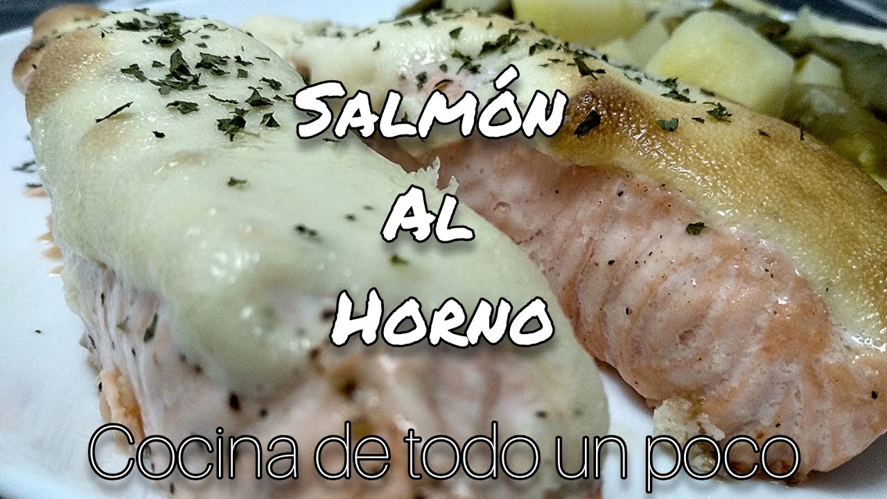 salmon al horno con mayonesa