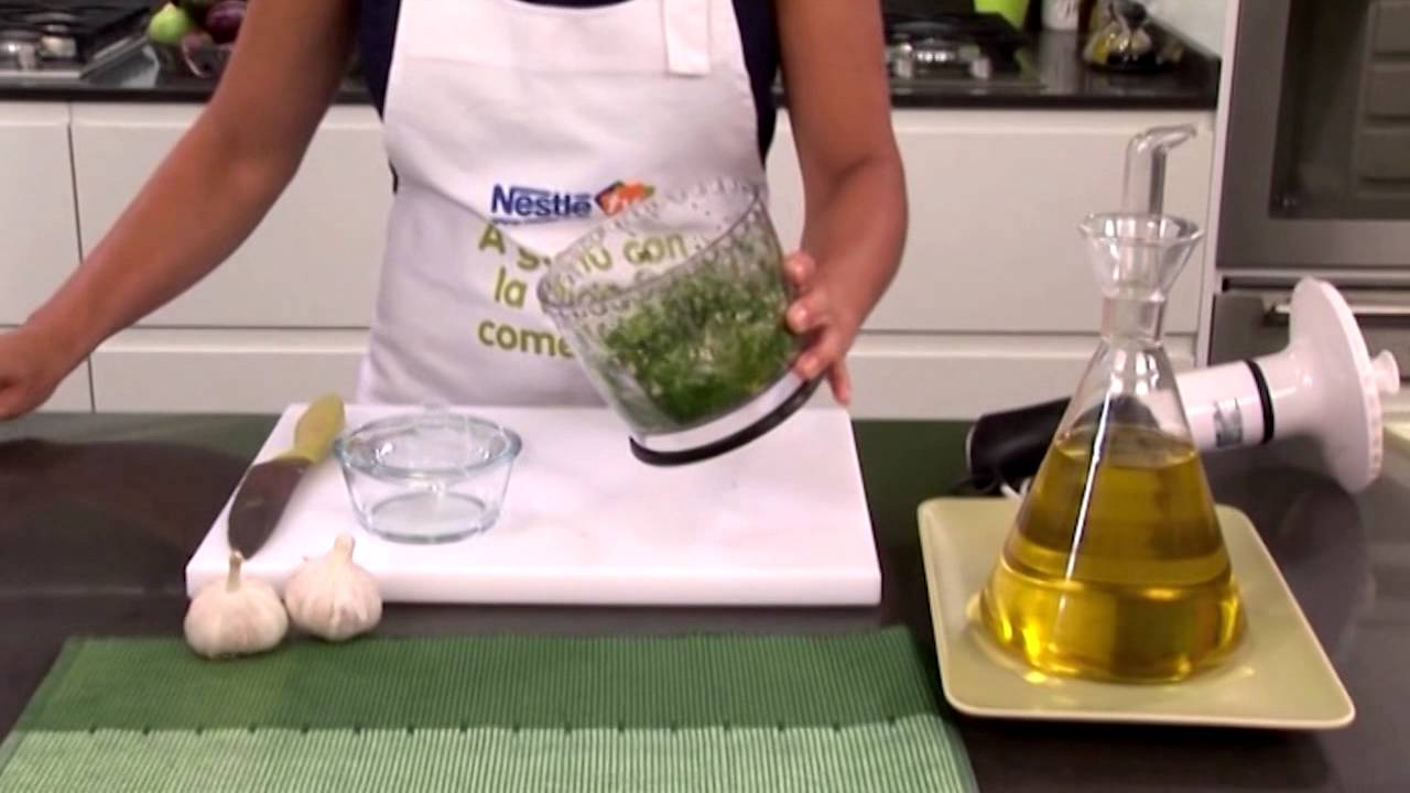 salsa de perejil ajo aceite y vinagre
