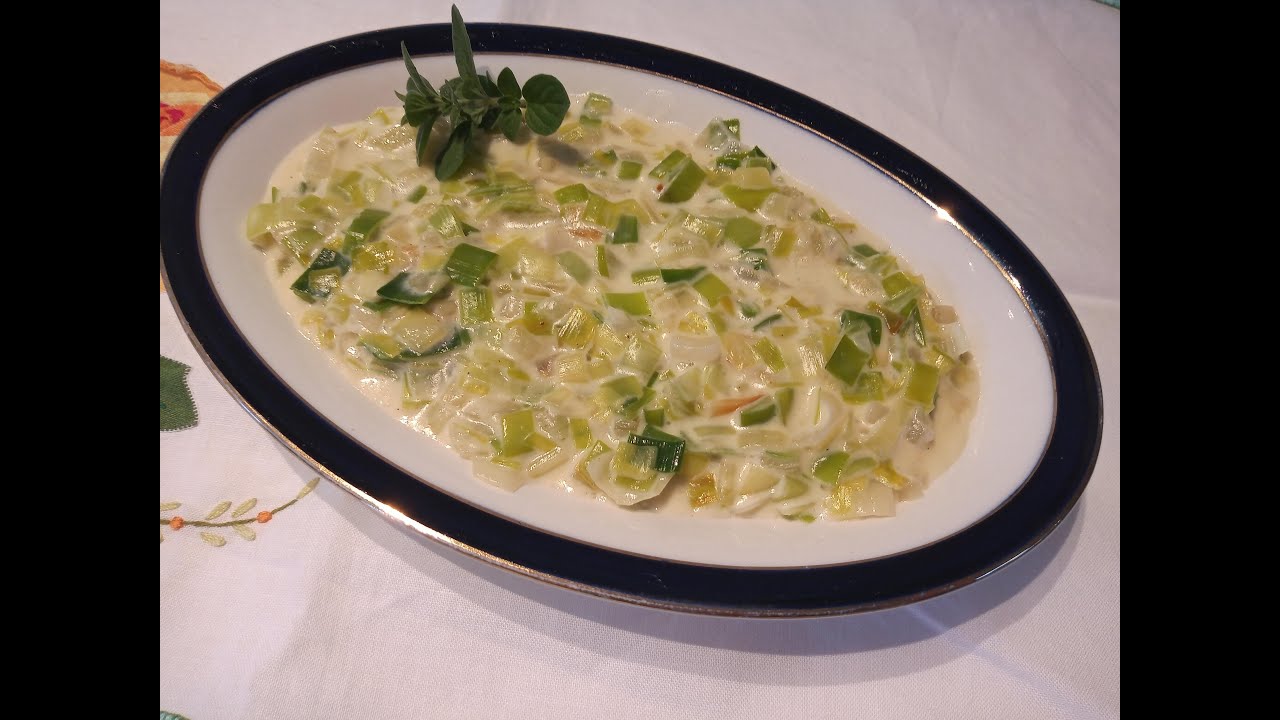 salsa de puerros para pescado