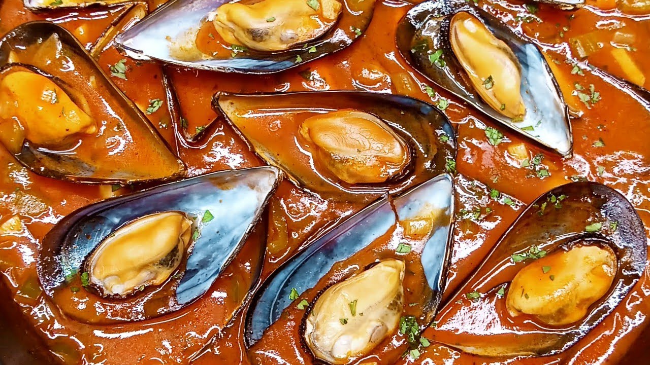salsa de tomate para mejillones
