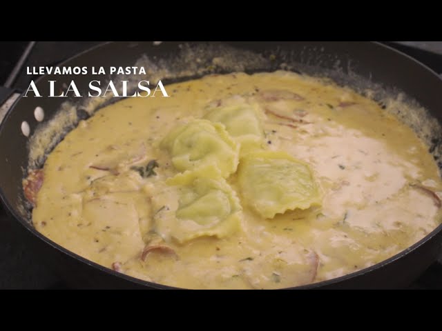 salsa para ravioles de espinaca