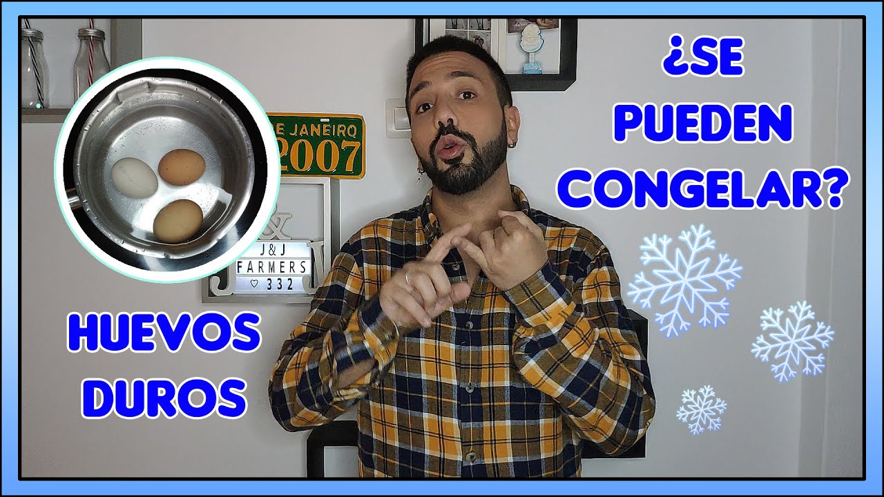 se pueden congelar los huevos cocidos y pelados