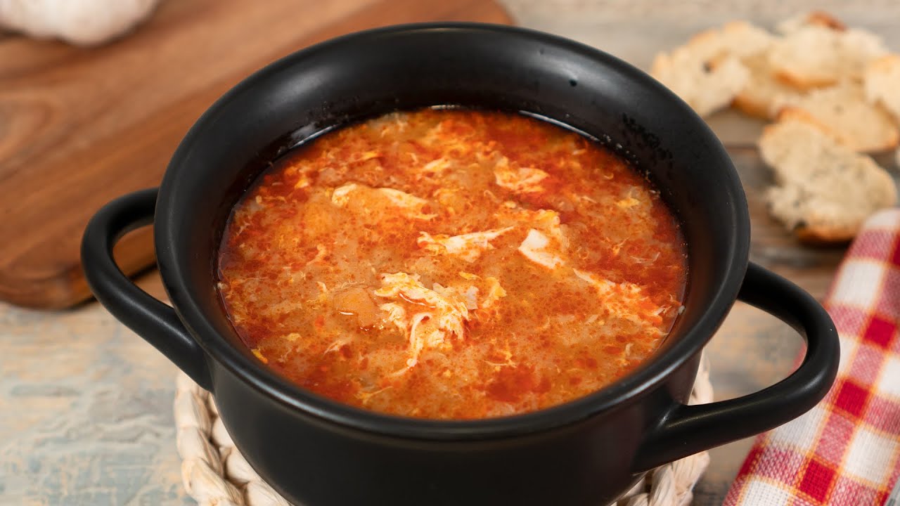 sopa de ajo de la abuela
