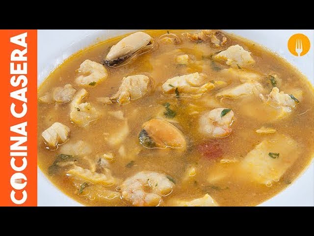 sopa de pescado a lo pobre