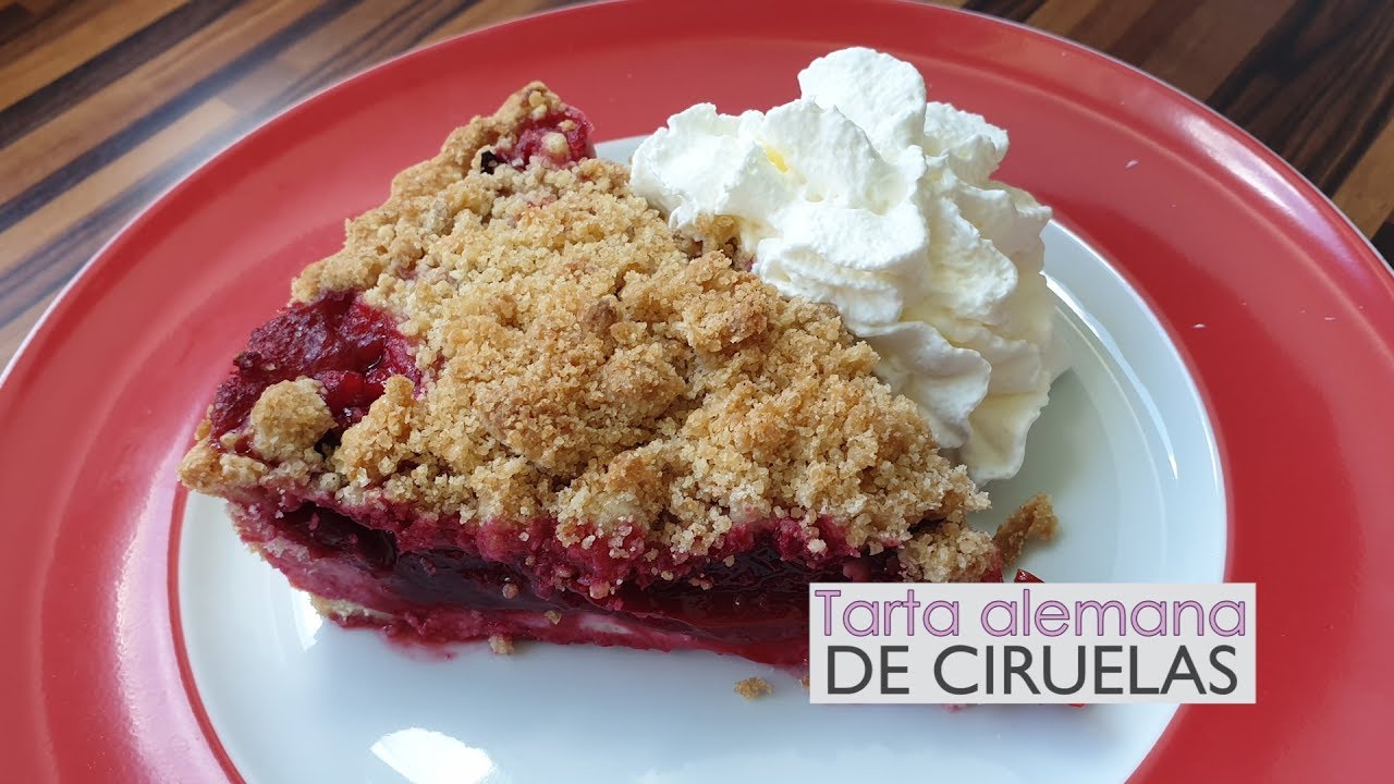 tarta de ciruelas con masa quebrada
