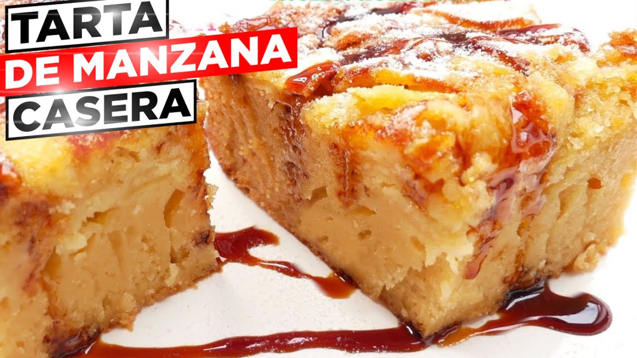 tarta de manzana casera dela abuela