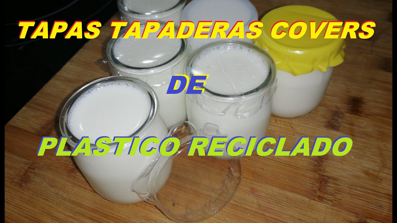 vasos yogur cristal con tapa