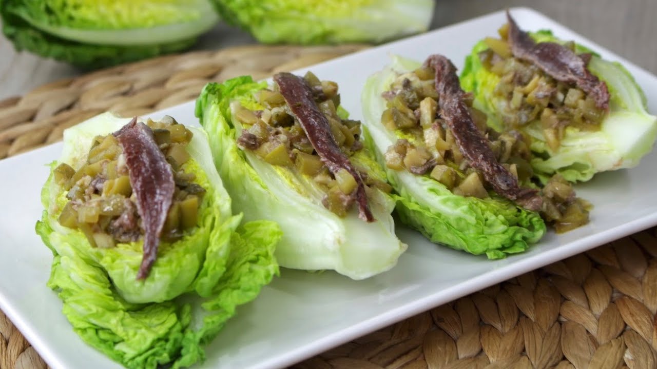 vinagreta para cogollos con anchoas