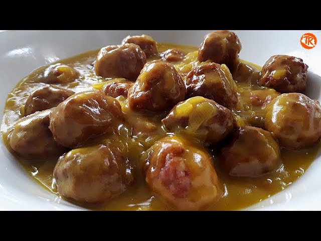albondigas con cebolla y vino