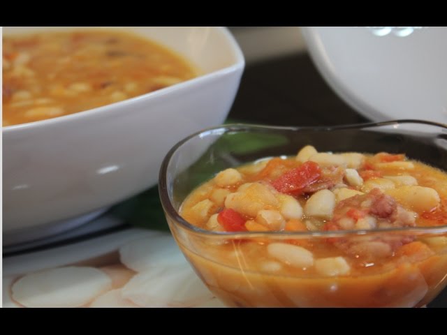 alubias blancas con chorizo thermomix