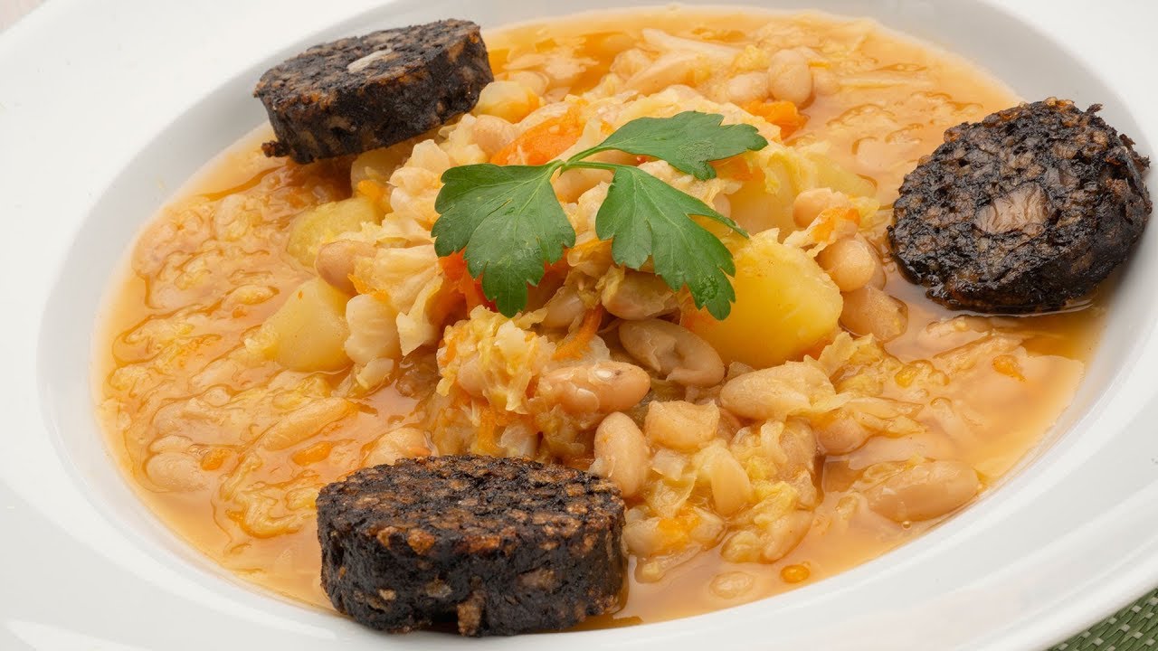 alubias con morcilla de burgos