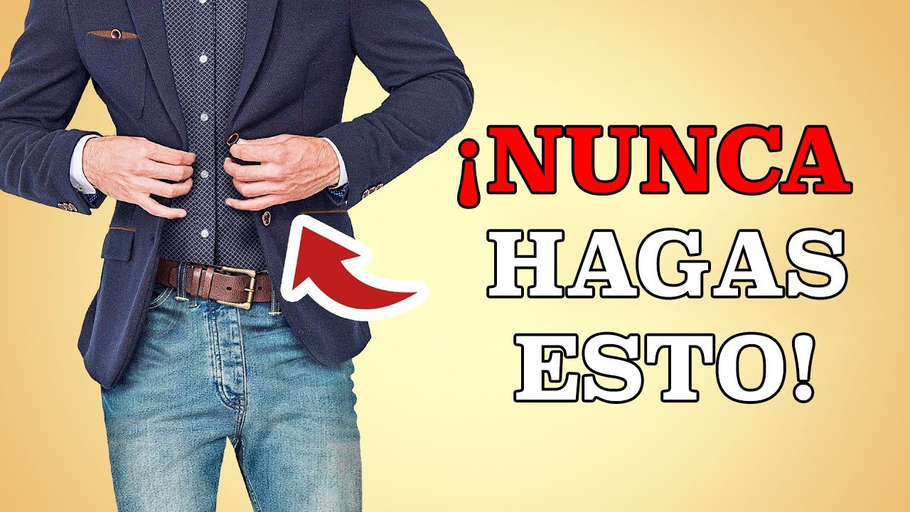 americana negra con vaqueros hombre