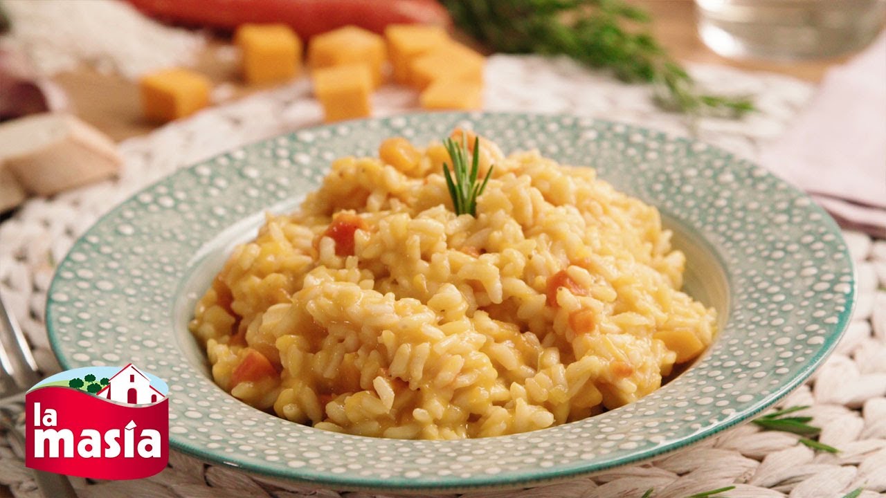 arroz con calabaza y verduras