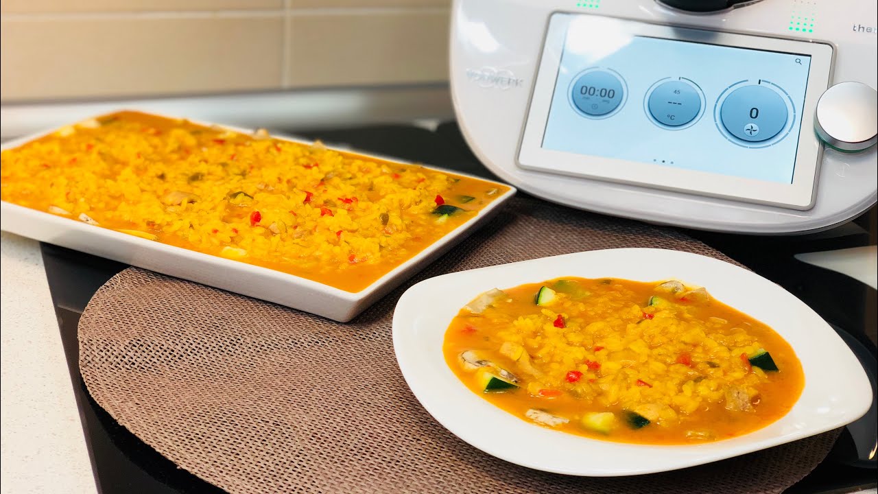 arroz con pechuga de pollo thermomix