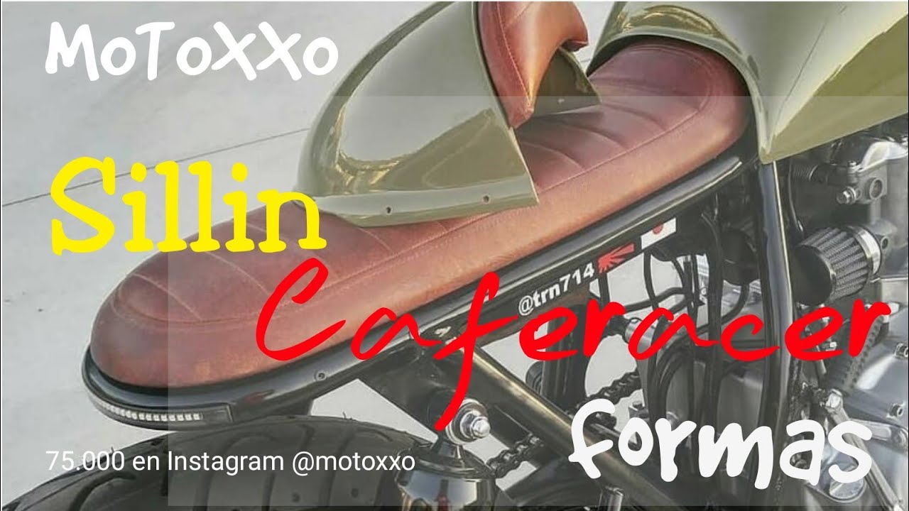 asiento cafe racer 2 personas