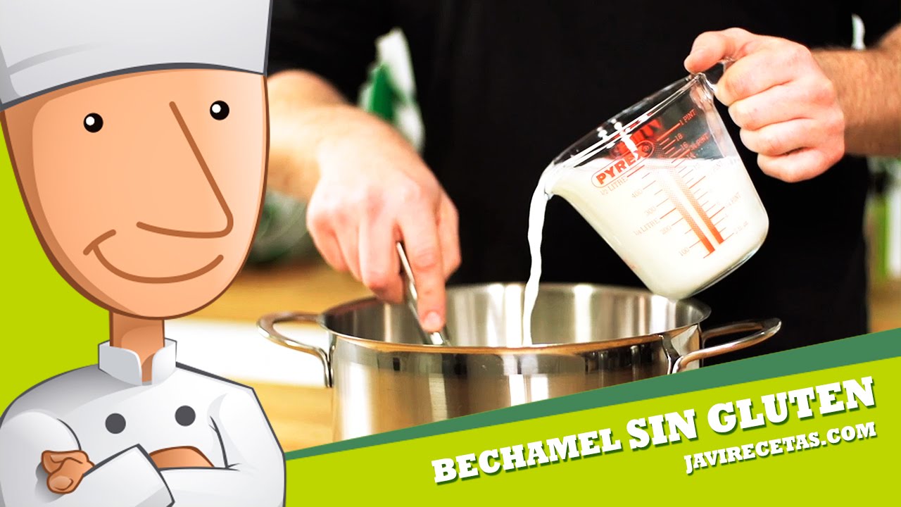 bechamel con harina sin gluten