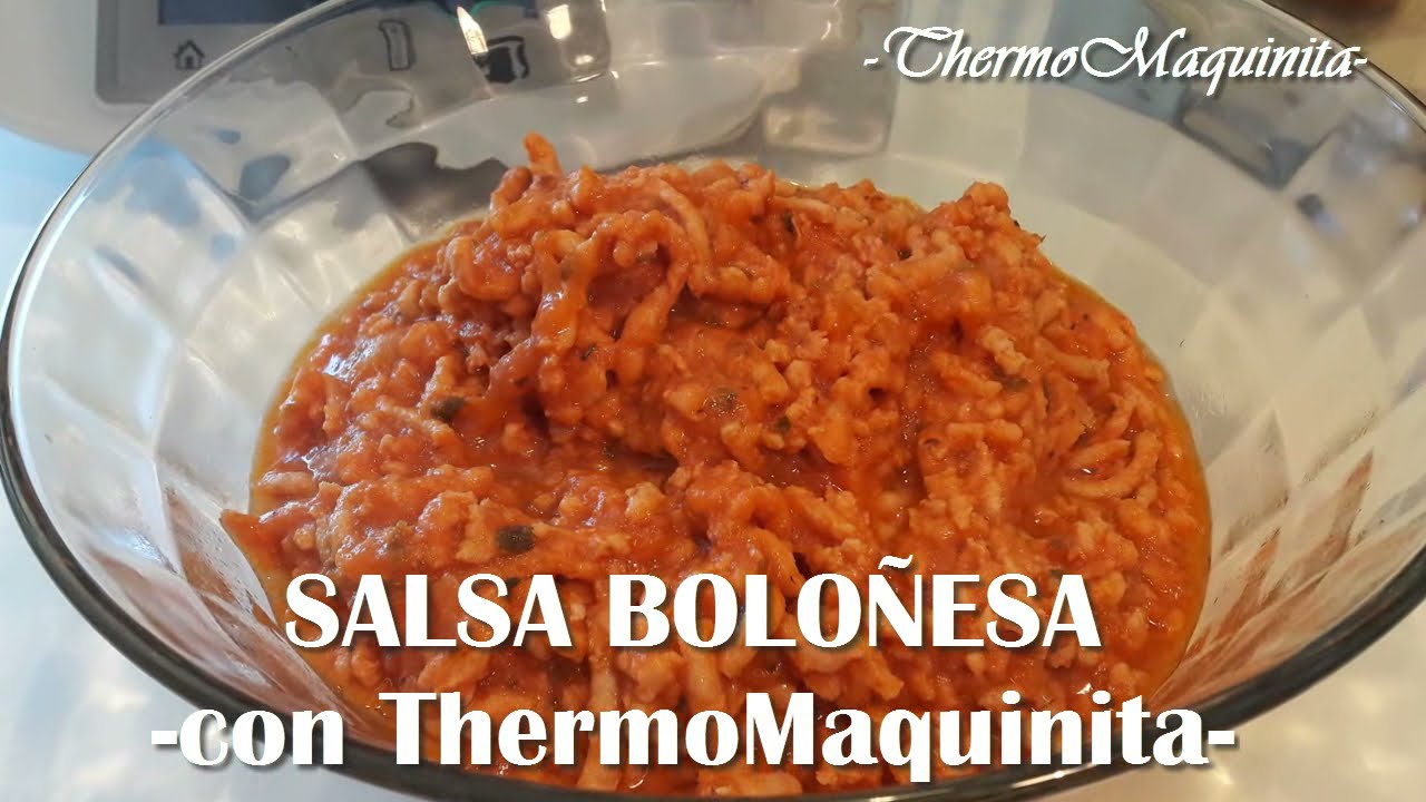 boloñesa thermomix con tomate frito