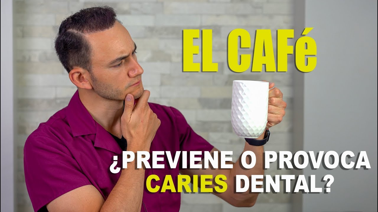 café después de limpieza dental