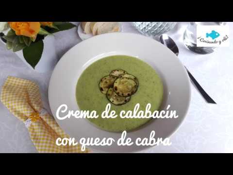 calabacin con queso de cabra