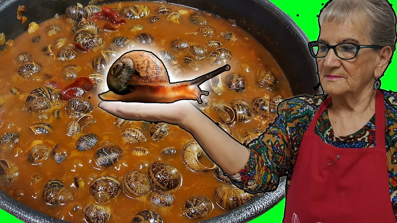 caracoles receta de la abuela