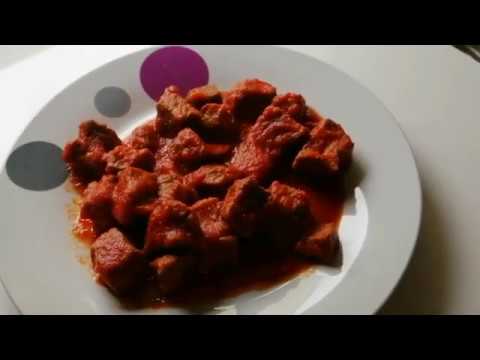 carne de ternera con tomate