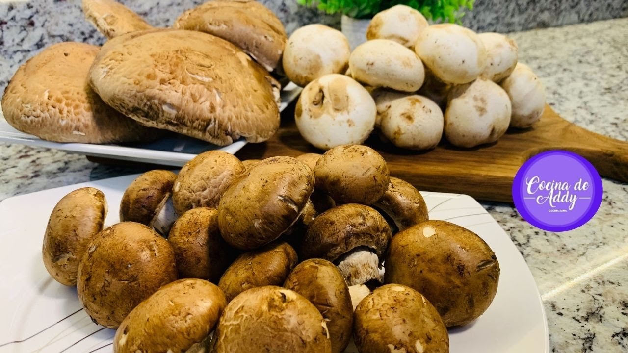 champiñones portobello como se limpian