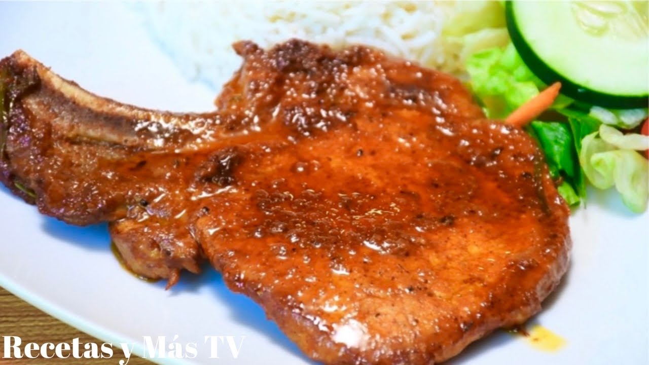 chuleta de aguja de cerdo receta