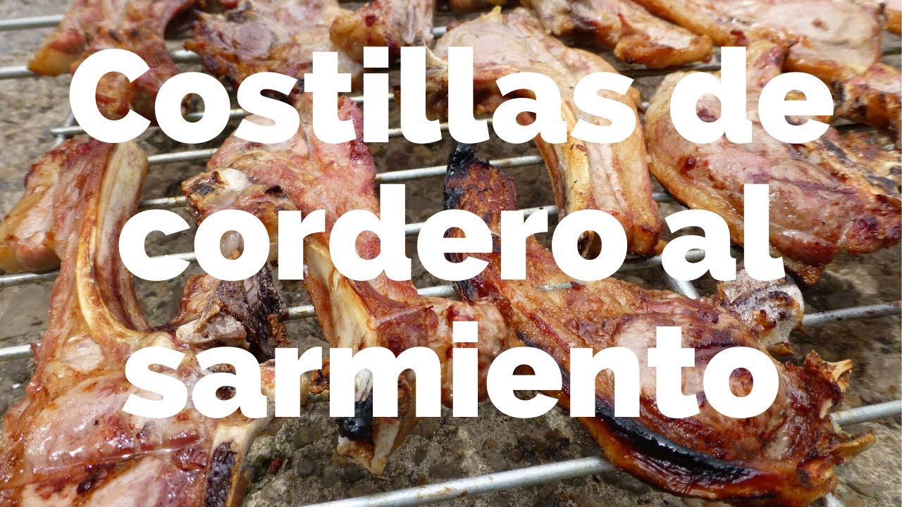 chuletas de cordero al sarmiento