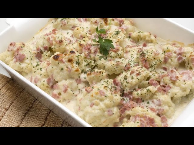 coliflor con bechamel karlos arguiñano