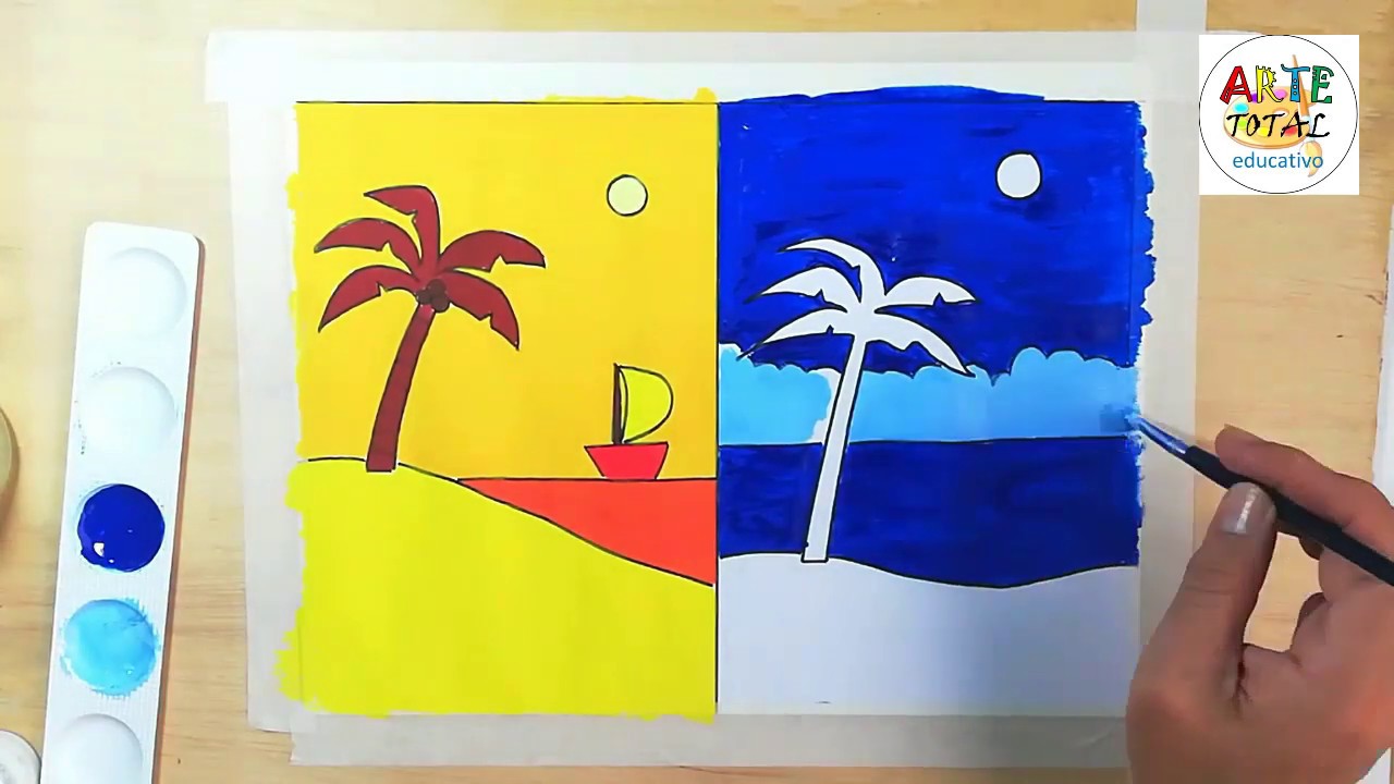 colores frios y calidos dibujo