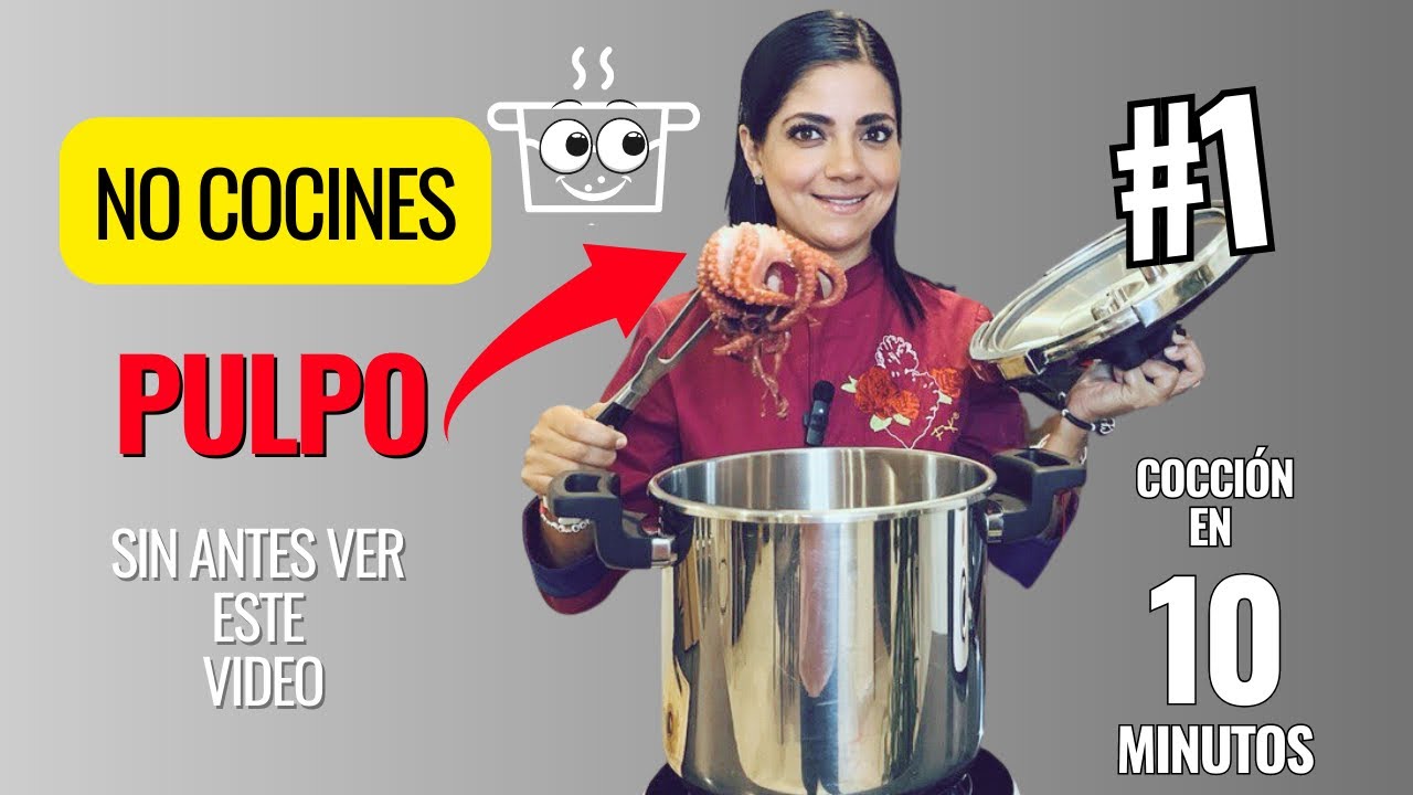 como cocer pulpo en olla rapida