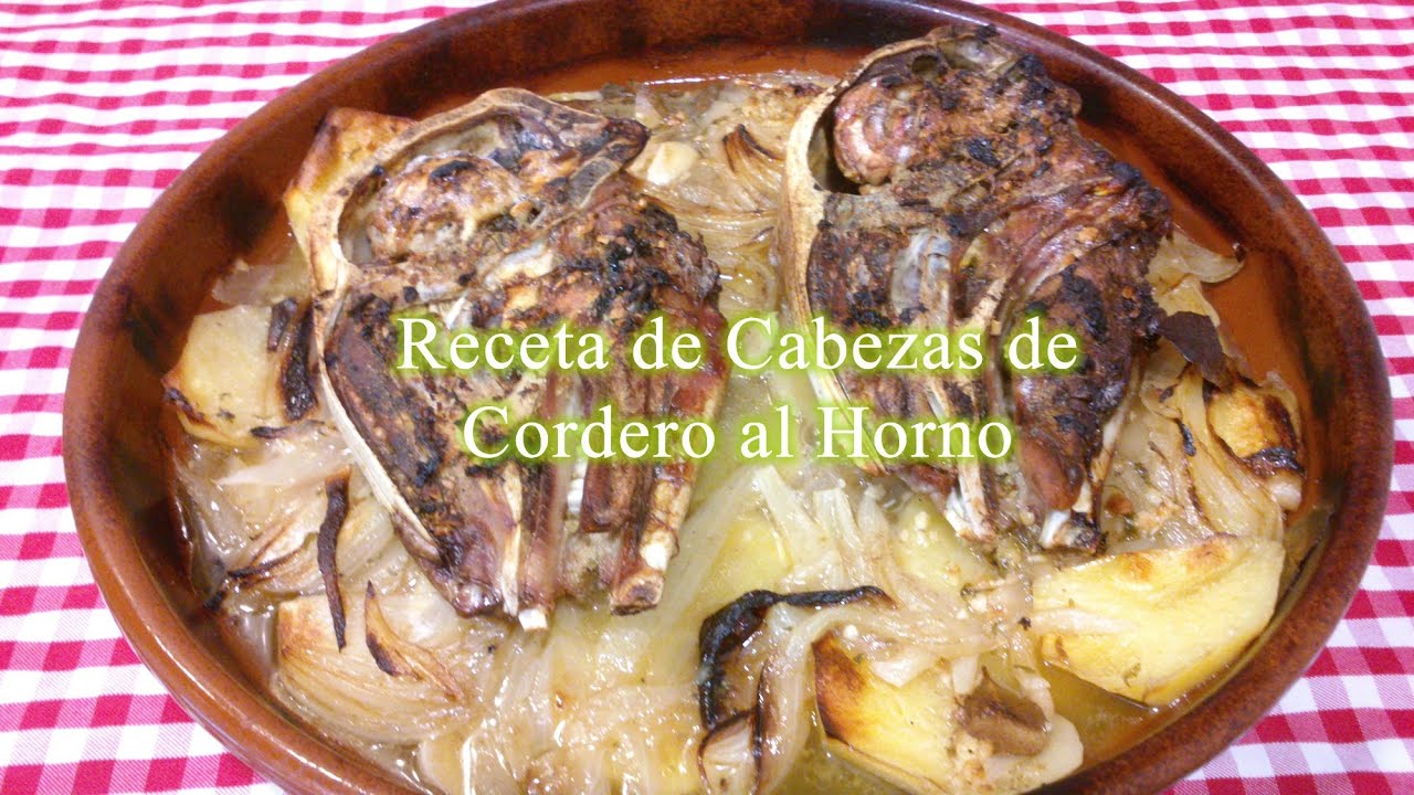 como hacer cabeza de cordero al horno