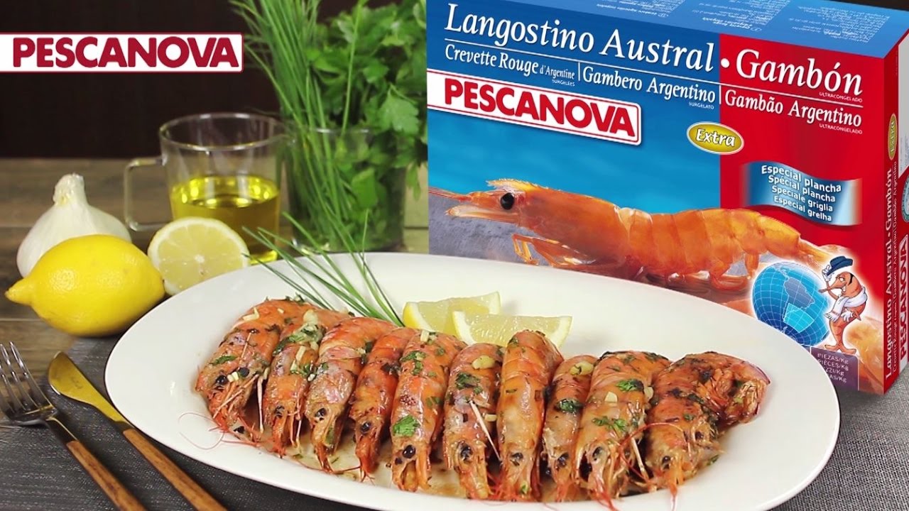 como hacer langostinos a la plancha que se pelen bien