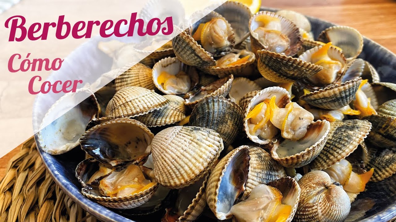 cómo hacer los berberechos al natural