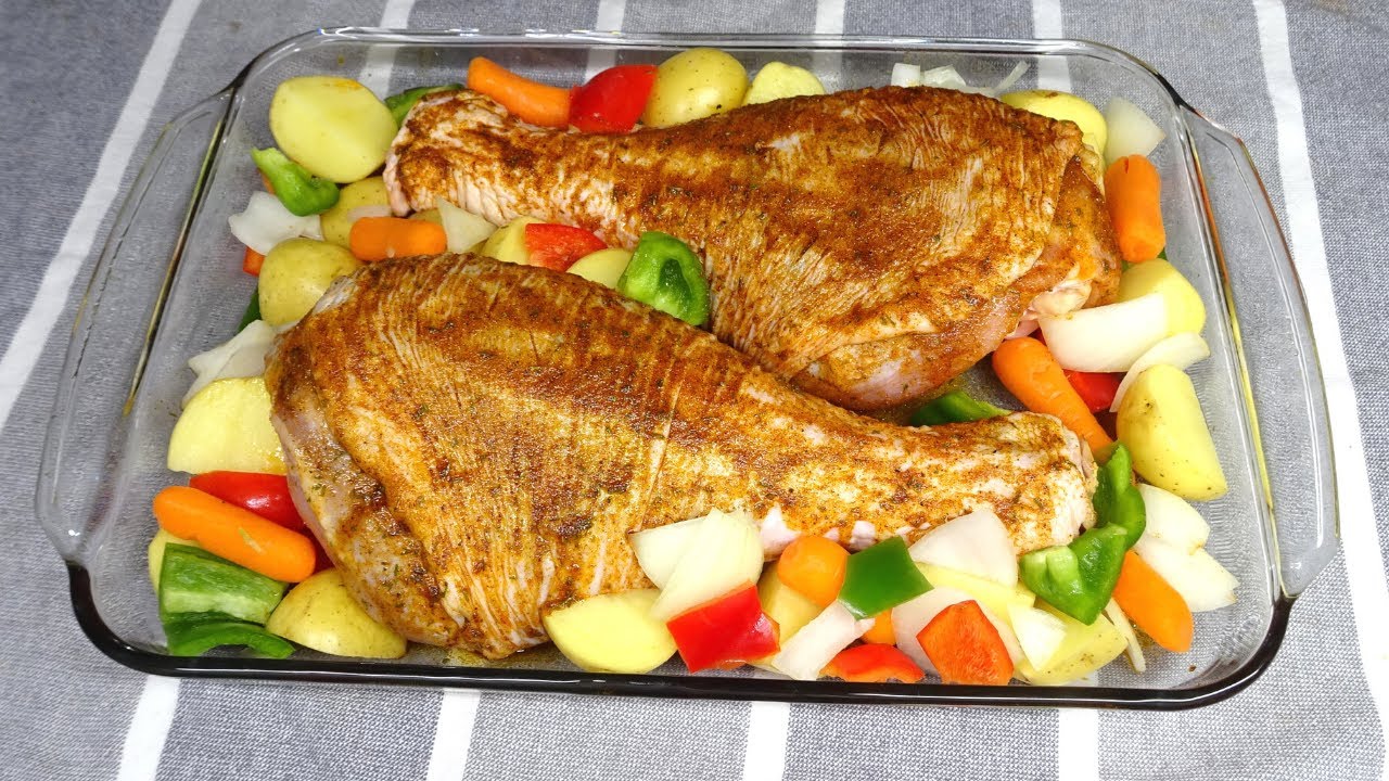 como hacer muslo de pavo al horno