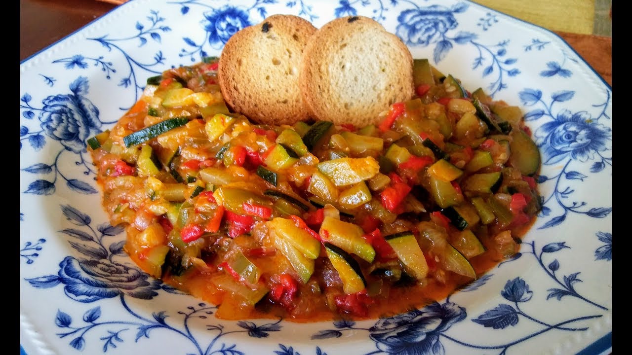 como hacer pisto de calabacin