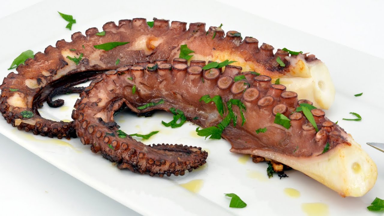 cómo hacer pulpo a la plancha