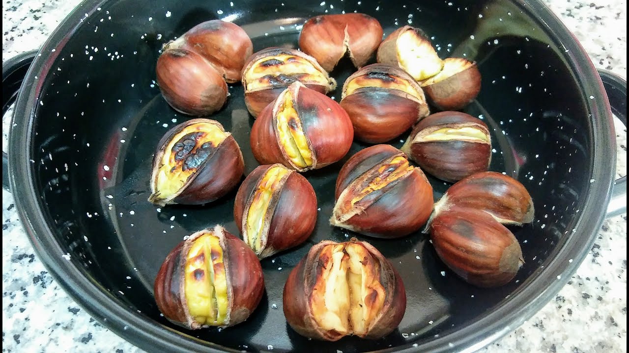 como se hacen las castañas al fuego