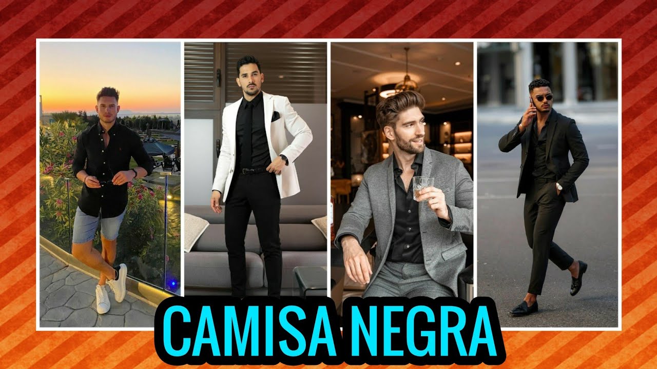 con que combinar camisa negra