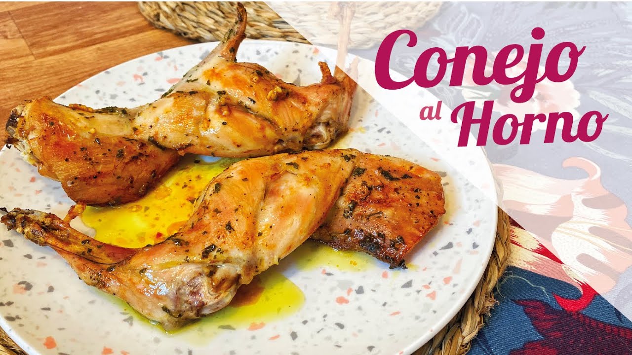 conejo al horno tierno y jugoso