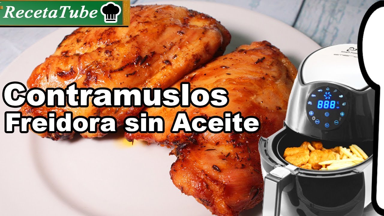 contramuslos en freidora de aire